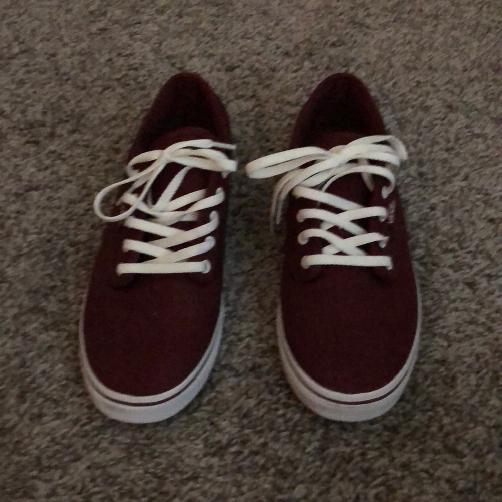 Maroon vans